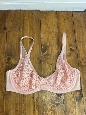 Victorias Secret light pink unlined Demi bra size 34D